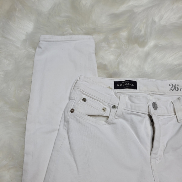 J. Crew Stretch Matchstick Jean in White - Picture 7 of 12